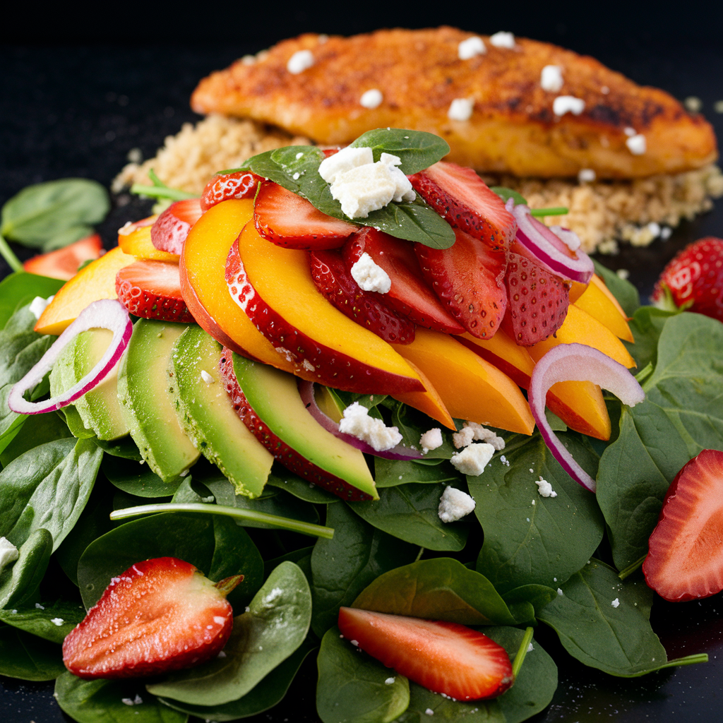 Spinach Strawberry Salad