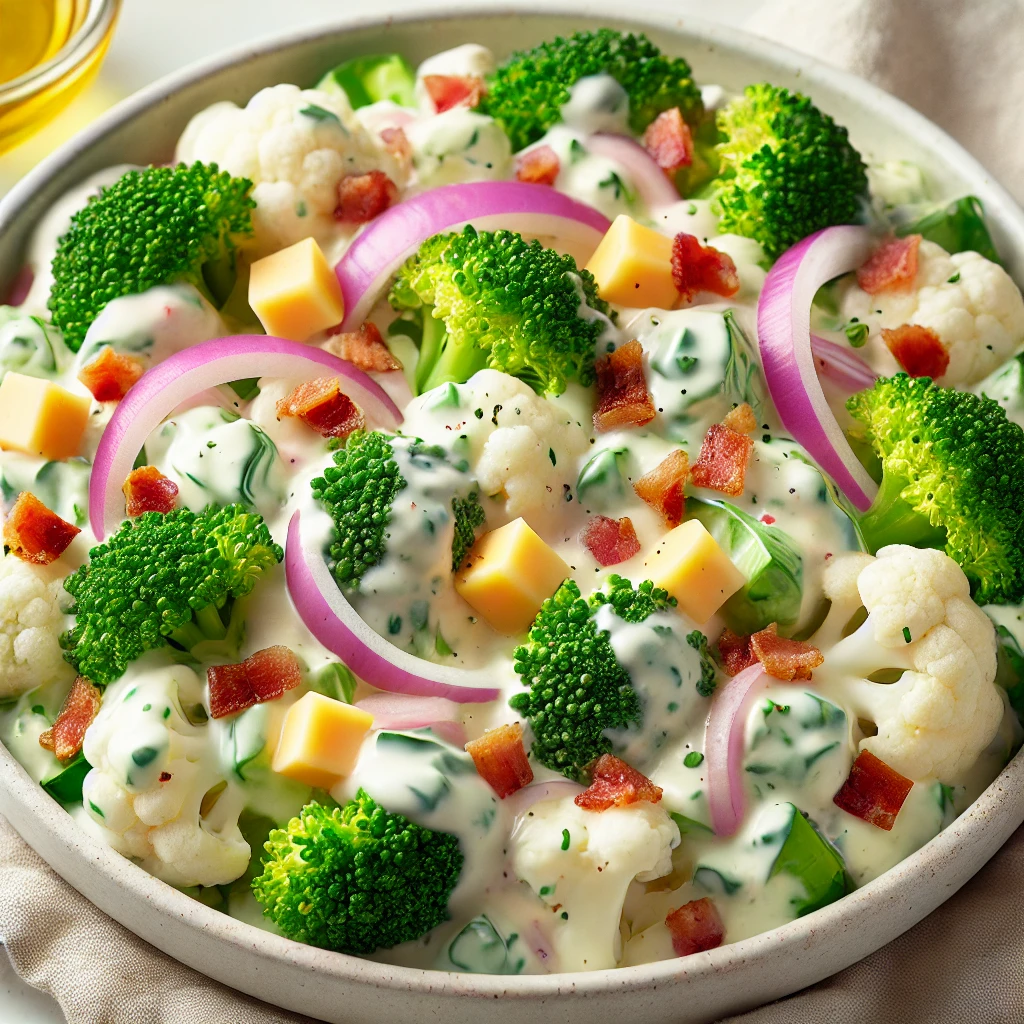 broccoli cauliflower salad